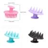 Hair Shampoo Brush Scalp Massager Brush Shower Scalp Care Brush Hair Scrubber Tools, Silicone Exfoliator Brush for Dandruff, Head Scrubber for Thick Curly Hair (4pcs) view 2