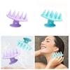 Hair Shampoo Brush Scalp Massager Brush Shower Scalp Care Brush Hair Scrubber Tools, Silicone Exfoliator Brush for Dandruff, Head Scrubber for Thick Curly Hair (4pcs) view 3