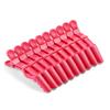 10pcs/set Croc Clips Transparent Plastic Hairdresser Clip Hair Styling Sectioning Barrettes Professional Non Slip Alligator Clip Salon DIY Accessories(10pcs-Watermelon Red) view 2