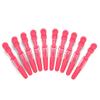 10pcs/set Croc Clips Transparent Plastic Hairdresser Clip Hair Styling Sectioning Barrettes Professional Non Slip Alligator Clip Salon DIY Accessories(10pcs-Watermelon Red) view 3