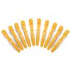 10pcs/set Multicolor Croc Clips Transparent Plastic Hairdresser Clip Hair Styling Sectioning Barrettes Professional Non Slip Alligator Clip Salon DIY Accessories Hairpins (10pcs-Yellow) view 3