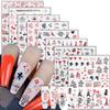 8 Sheets Rose Nail Stickers and 6 Sheets Rose Nail Stickers view 2