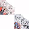 8 Sheets Rose Nail Stickers and 6 Sheets Rose Nail Stickers view 1