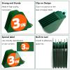AFANSO Hair Clipper Guards, Extra Long 3 Inch, 8pcs Green - Compatible with Most Wahl Full Size Hair Clippers, Large Guide Comb Set 3', 2.75', 2.5', 2.25", 2", 1.75", 1.5", 1.25" view 2