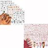 6 Sheets Sexy Girls Nail Stickers and 6 Sheets Rose Nail Stickers view 1