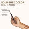 Palladio Brow Definer Retractable Pencil, Triangular Tip Fills Brows for a Natural Look, Tame and Shape Eyebrows with Spoolie Brush, Eyebrow Shaper, Buildable Light to Dark Colors, (Medium Brown) view 4