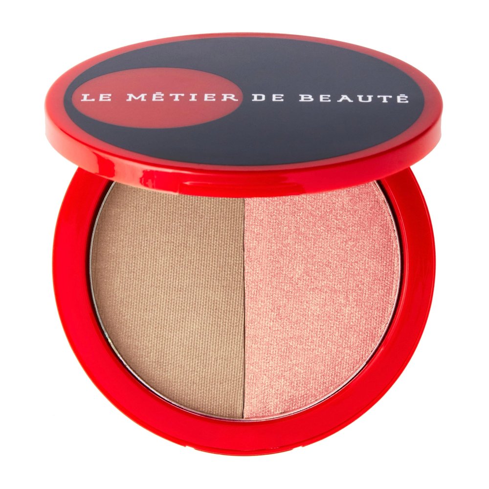 MTIER Blush Bronzer Duo for a Radiant, Sun-Kissed Glow, Magnetic Compact (Traviata)
