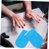 Beaupretty 1pair Professional Paraffin Wax Gloves for Beauty Treatment Thick Insulation Hand Gloves for Nourishing Care Wax Therapy for Spa and Salon Use view 2