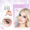 12 Pieces Makeup Brush Art Fine Point Eyeliner Brush Cosmetic Gel Graphic Eyeliner Applicator for Wet Powder Liquid Gel view 3