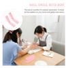 Nail Drill Bits Holder Convenient Nail Drill Bits Storage Holder Manicure Bits Box Polishing Heads Box 3 Manicure Tools view 3