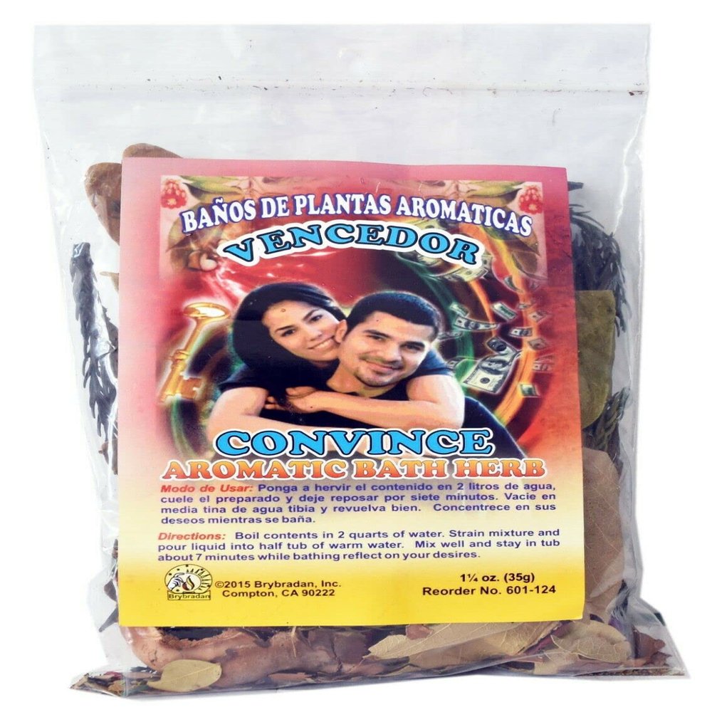 1 PC Aromatic Soothing Herbal Bath Convince Vencedor BANO DE PLANTAS AROMATICAS - Made in USA - 1 OZ