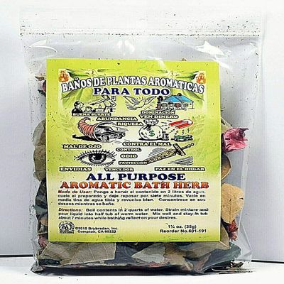 1 PC Aromatic Soothing Herbal Bath All Purpose para TODO BANO DE PLANTAS AROMATICAS - Made in USA - 1 OZ