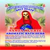1 PC Aromatic Soothing Herbal Bath HOLY Death Santa Muerte BANO DE PLANTAS AROMATICAS - Made in USA - 1 OZ view 1