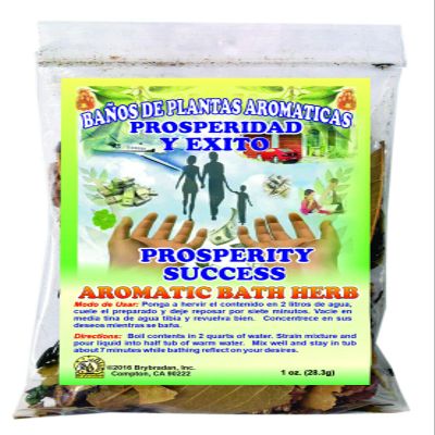 1 PC Aromatic Soothing Herbal Bath Prosperity & Success PROSPERIDAD & EXITO bano DE PLANTAS AROMATICAS - Made in USA - 1 OZ