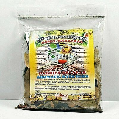 6 PCS Aromatic Soothing Herbal Bath Barrier Breaker ROMPE BARRERAS BANO DE PLANTAS AROMATICAS - Made in USA - 1 OZ