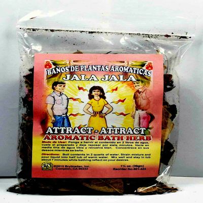 12 PCS AROMATIC SOOTHING HERBAL BATH ATTRACT ATTRACT JALA JALA BANO DE PLANTAS AROMATICAS - MADE IN USA - 1 OZ