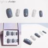 Light Rain Large Size Hand-made Press on Nails, 3D Gel UV Finished False nails with Design by Professional Manicurist view 3