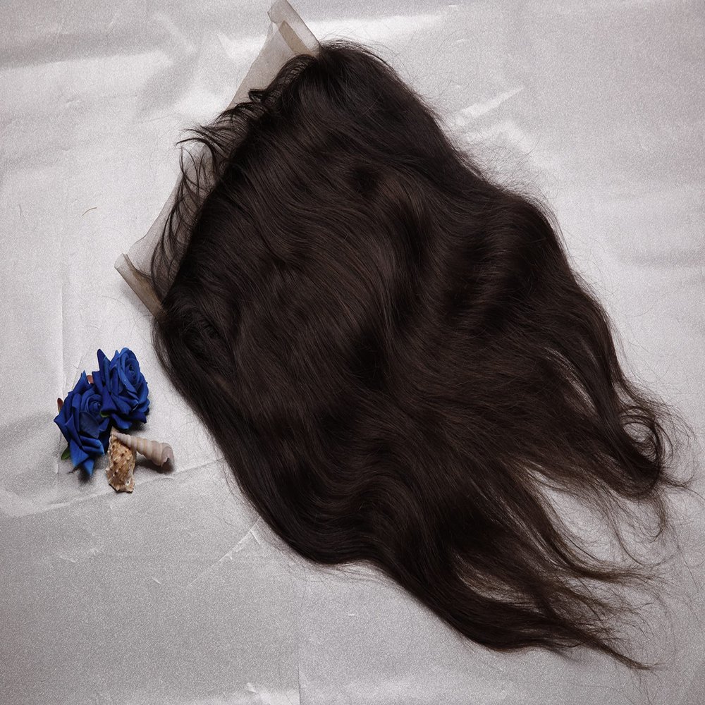 12A Grade Indian Virgin Remy Hair Extensions 24 Inch 360 Transparent Lace Front Wigs Straight Human with Baby Hair for Black Women. Hair 150% Density Glue less Invisible 360 Lace Frontal