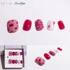 Light Rain Large Size Hand-made Press on Nails, 3D Gel UV Finished False nails with Design by Professional Manicurist view 3