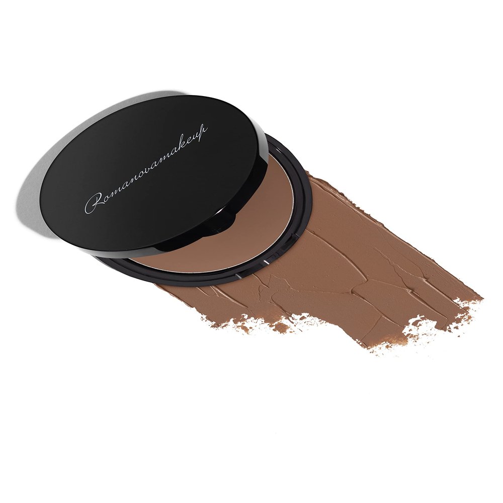 Sexy Sculpting Cream MEDIUM. Contoured & Defined Face by Romanovamakeup. Shapes Facial Contours & Lines, Gives a Firm, Tighten Look, Creamy Brown Shade, Non-Streaky, Adapts All Skin Tones for Women.