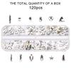 120 Pcs White Crystal Flatback Rhinestones Set for Nail, Art, Crafts, Makeup, Tumblers Glitter Round with Tweezers and Picking Pen view 3