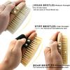 ICANdOIT Dry Brushing Body Brush-Boar Bristles Dry Skin Brush,Exfoliating Massage Brush for Cellulite and Lymphatic,Improve Circulation,Stop Ingrown Hairs,Reduce Acne,Soften Skin view 4