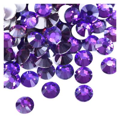Mix Size SS3-SS30 Crystal Glass Non Hotfix Rhinestone Glitter Rhinestones Flatback Diamond Nail Art Decorations (Color : 0011, Size : SS5-1440pcs)