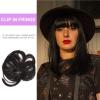 1pc Wig Air Bangs Hair Extensions Woman Hair Bang Woman Clip Hair Fringe Clip in Hair Bangs Hair Air Bangs Clip in Hair Fringe Clip on Air Bangs Front Hair Fringe Clip in Fringe view 2