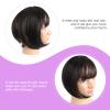 1pc Wig Air Bangs Hair Extensions Woman Hair Bang Woman Clip Hair Fringe Clip in Hair Bangs Hair Air Bangs Clip in Hair Fringe Clip on Air Bangs Front Hair Fringe Clip in Fringe view 3
