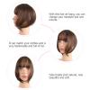 1pc Wig Air Bangs Women Air Fringe Woman Clip Hair Fringe Hair Air Bangs Front Hair Fringe Hair Extensions Woman Hair Bang Clip in Fringe Clip on Air Bangs Clip in Hair Bangs view 2
