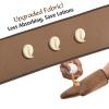 Luxspire 5 Piece Self Tanning Mitt Applicator Kit, Soft Tanner Mitt Set with Exfoliating Glove, Back Lotion Applicator, Face Makeup Brush, Mini Finger Face Self Tanner Mitt for Lotions, Mousses,Creams view 3