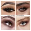 Go Ho 10 Colors Eyeshadow Palette,All Matte Eyeshadow Palette for Older Women,Highly Pigmented Blendable Shades,Neutral Eye Shadow Palette Makeup,Waterproof Cool-tone Grey Brown Eyeshadow,04 view 3
