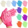 Alotpower 24 Pieces Exfoliating Bath Gloves, Made of 100% Nylon,12 Colors Double Sided Exfoliating Gloves for Beauty Spa Massage Skin Shower Scrubber Bathing Accessories view 1