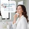 1200PCS Facial Makeup Soft Cotton Pads Square Makeup Remover Pads Double-Side Deep Clean Cotton Pads Cosmetic Face Neck Mouth Makeup Remover Accessories Tools view 4