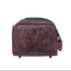 10" Premium Leather Toiletry Travel Pouch With Waterproof Lining | King-Size Handcrafted Vintage Dopp - Kit, Gift for Father's Day By Aaron Leather Goods view 2