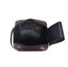 10" Premium Leather Toiletry Travel Pouch With Waterproof Lining | King-Size Handcrafted Vintage Dopp - Kit, Gift for Father's Day By Aaron Leather Goods view 4