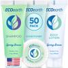EcoEarth Hotel Toiletries Bundle (Spring Breeze, 1 oz each, 200 Pieces) 4-Piece Set: 50 Round Bar Soap, 50 Shampoo, 50 Conditioner & 50 Body Lotion - Bulk Mini Guest Amenities view 1