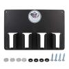 4 Holes Wall Mount Hairdressing Tool Storage, Wall-Mounted Hair Cutter Brush Holder Stand view 1