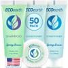 EcoEarth Soap, Shampoo and Conditioner Set (1 oz each, 150 Pieces, Spring Breeze), Hotel Travel Size Body Soaps Kit, Delight Guests with Revitalizing & Refreshing Hospitality Toiletries in Bulk view 1