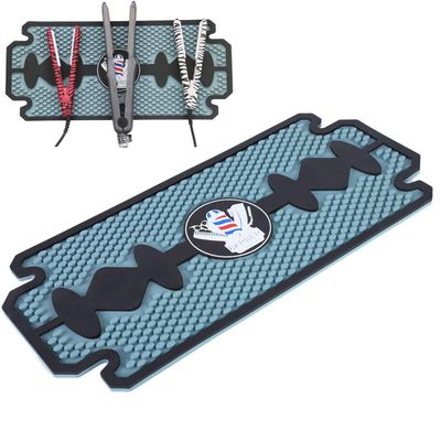 Heat- Styling Station Mat Silicone Mat Silicone Anti Slip Pad Hairdresser Tools Cushion Tool Barber Shop Use[1#]