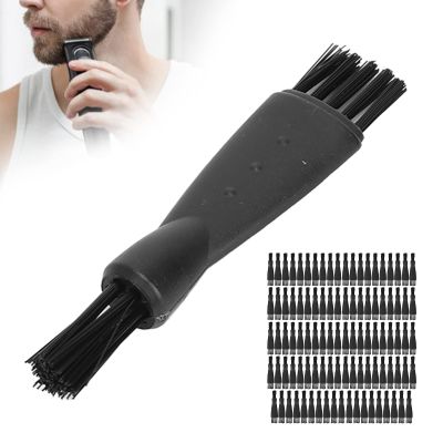 100 Pcs Shaver Brush, Electric Shaver Cleaning Brushes Razor Cleaner Set, Double Sided Trimmer Clipper Brush Cleaner Set with PP Handle for All Kinds of Small Appliances