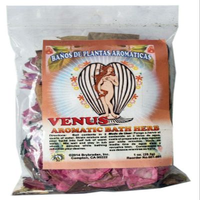 12 PCS Aromatic Soothing Herbal Bath Venus Aphrodite BANO DE PLANTAS AROMATICAS - Made in USA - 1 OZ
