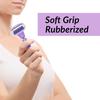 W Beauty Razors for Women, 4 Blades Shaver, Infused with Vitamin E & Aloe, for a Simply Smoother Body Shave Bikini Hair Removal, 1 Pack (2 Pieces), Pink/Purple, (8700B1) view 4