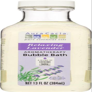 Aura Cacia Bubble Bath Lavender Relaxing, 13 Oz (Pack of 1)