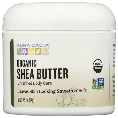 Aura Cacia Shea Butter Unrfnd Org, 3.25 Oz (Pack of 1)