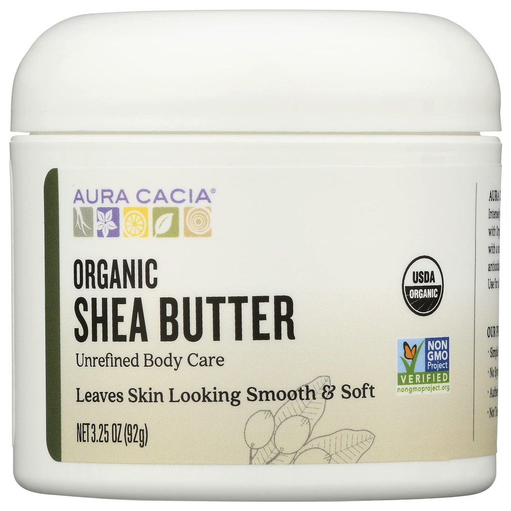 Aura Cacia Shea Butter Unrfnd Org, 3.25 Oz (Pack of 1)