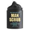 Body Prescriptions Mens Exfoliating Body Scrub  Ultimate Skin Cleansing Wash in Jar with Twist-Top Lid, For All Skin Types, 21 Ounce (Pack of 1), Charcoal view 1