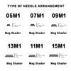 Tattoo Needle Cartridges DISCOVER 20pcs Disposable Tattoo Needle Cartridges with Membrane Safety Cartridges Magnum Standard Pack (1005M1-20PCS) view 3