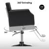 BarberPub Classic Salon Chair for Hair Stylist,Hydraulic Barber Styling Chair,Beauty Salon Spa Equipment 8818 (Black) view 4