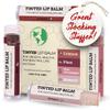 Earth's Daughter Tinted Lip Balm 4 Pack Stocking Stuffers of Assorted Colors - Beeswax, Coconut Oil, Cocoa Butter, Vitamin E - Moisturize and Beautify - Paraben Free view 1